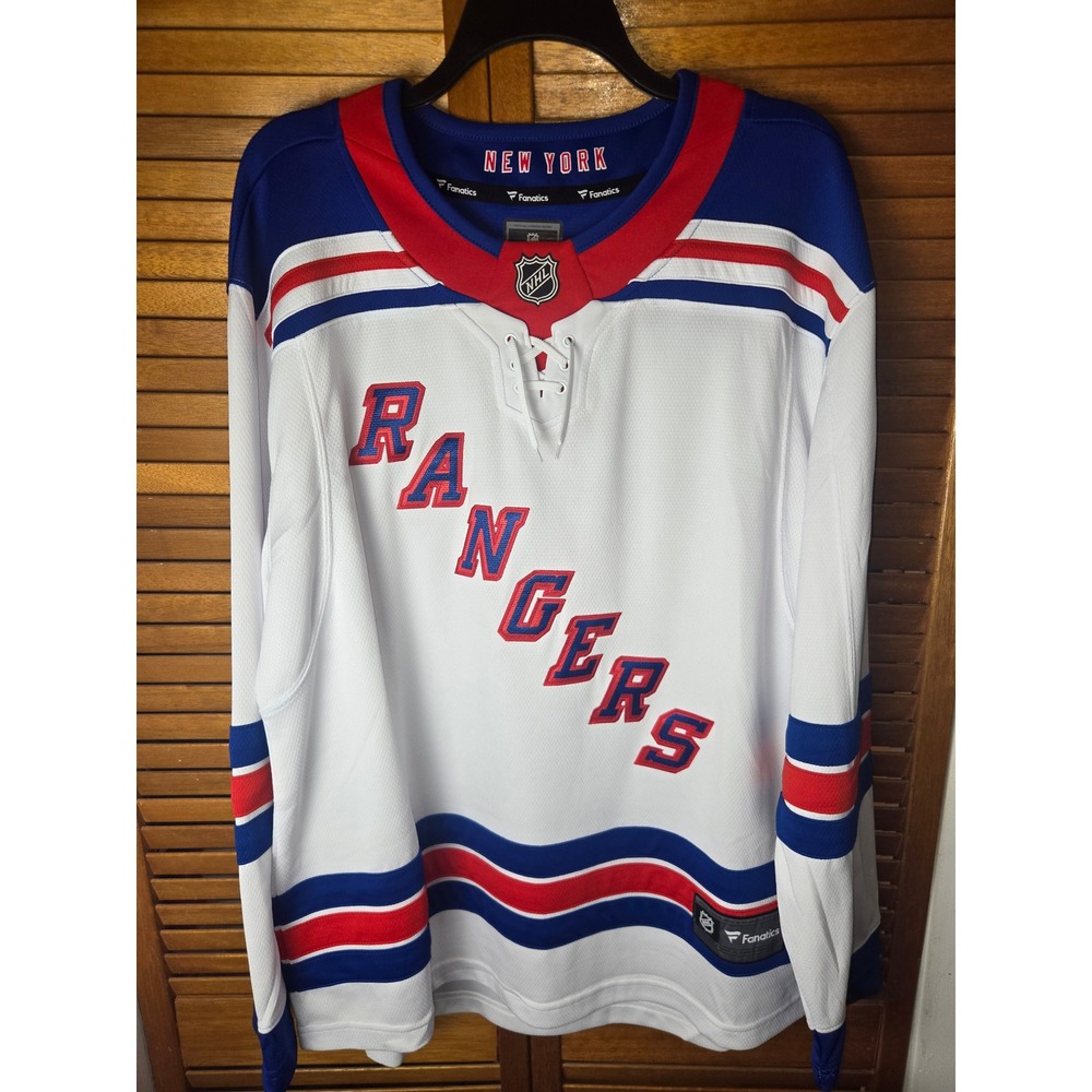 New York Rangers Fanatics Breakaway Home Jersey Mens Large NEW
